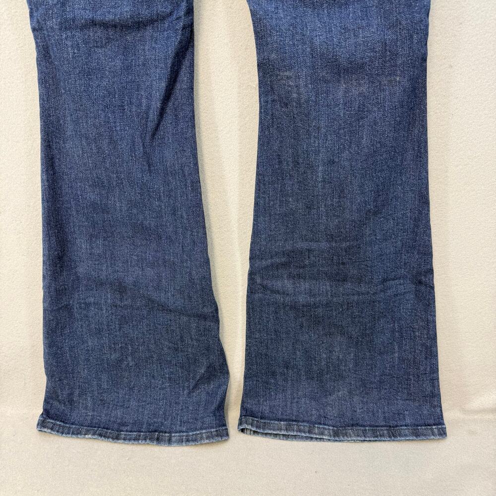 Judy Blue Jeans Women's 5/27 Dark Blue Uptown Funk Patch Pocket Flare NWT - Picture 5 of 15